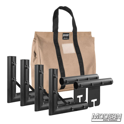 1-1/4-Inch Frame Kit – Heavy-Duty Speed-Rail® Grip Frame for Film Lighting and Rigging | Modern Studio Equipment. TAN