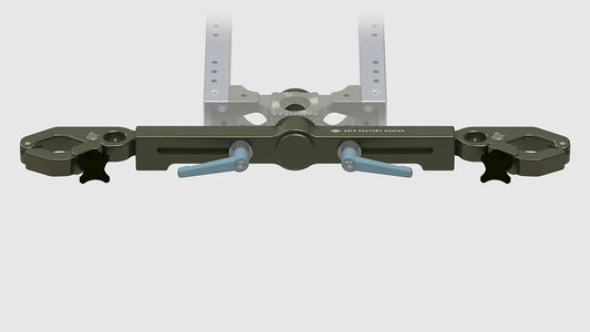GF-Scaffold Tube Double Mount for GF‑Slider (42 mm–51 mm)