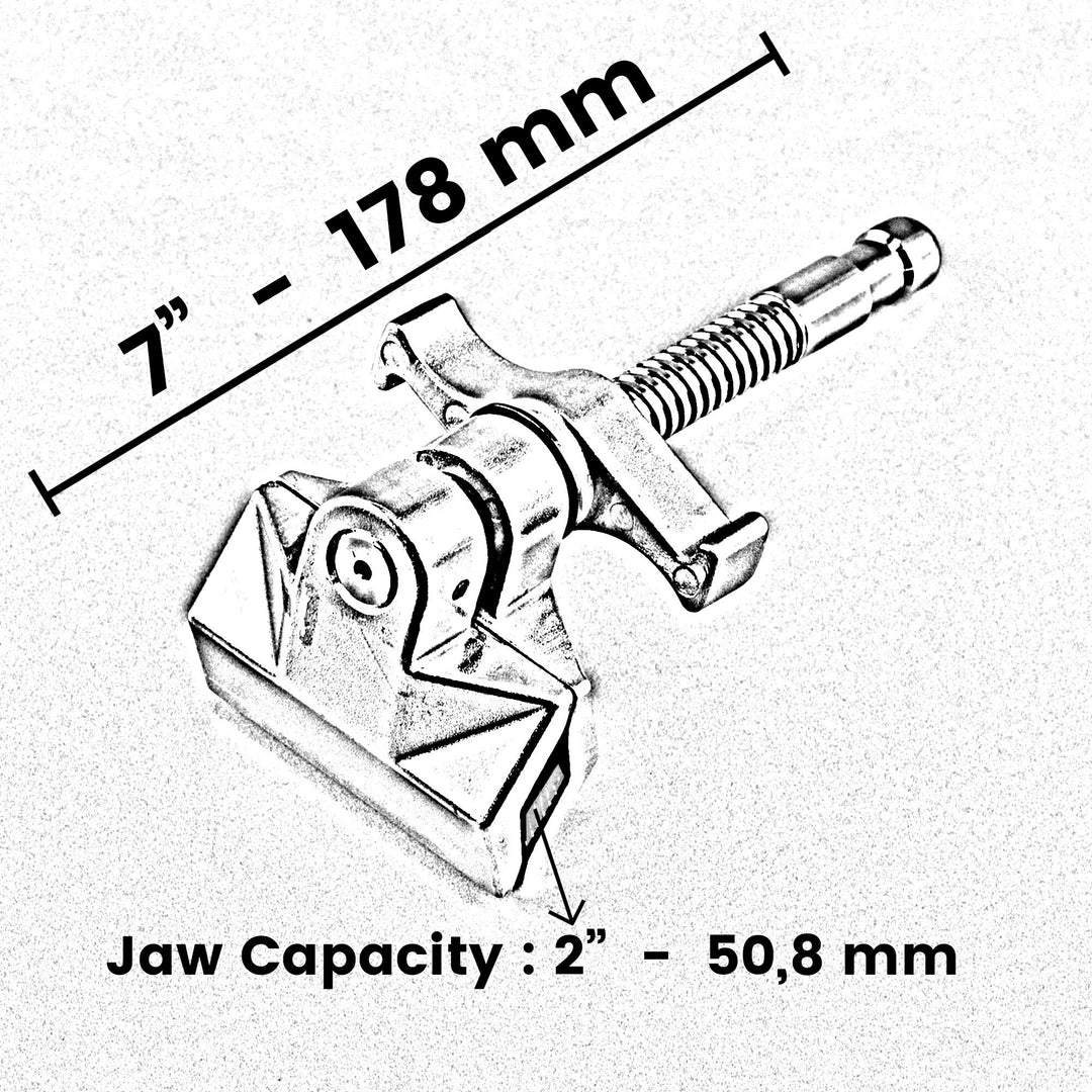 2" or 6" End Jaw SpinClamp - Grip Support Store
