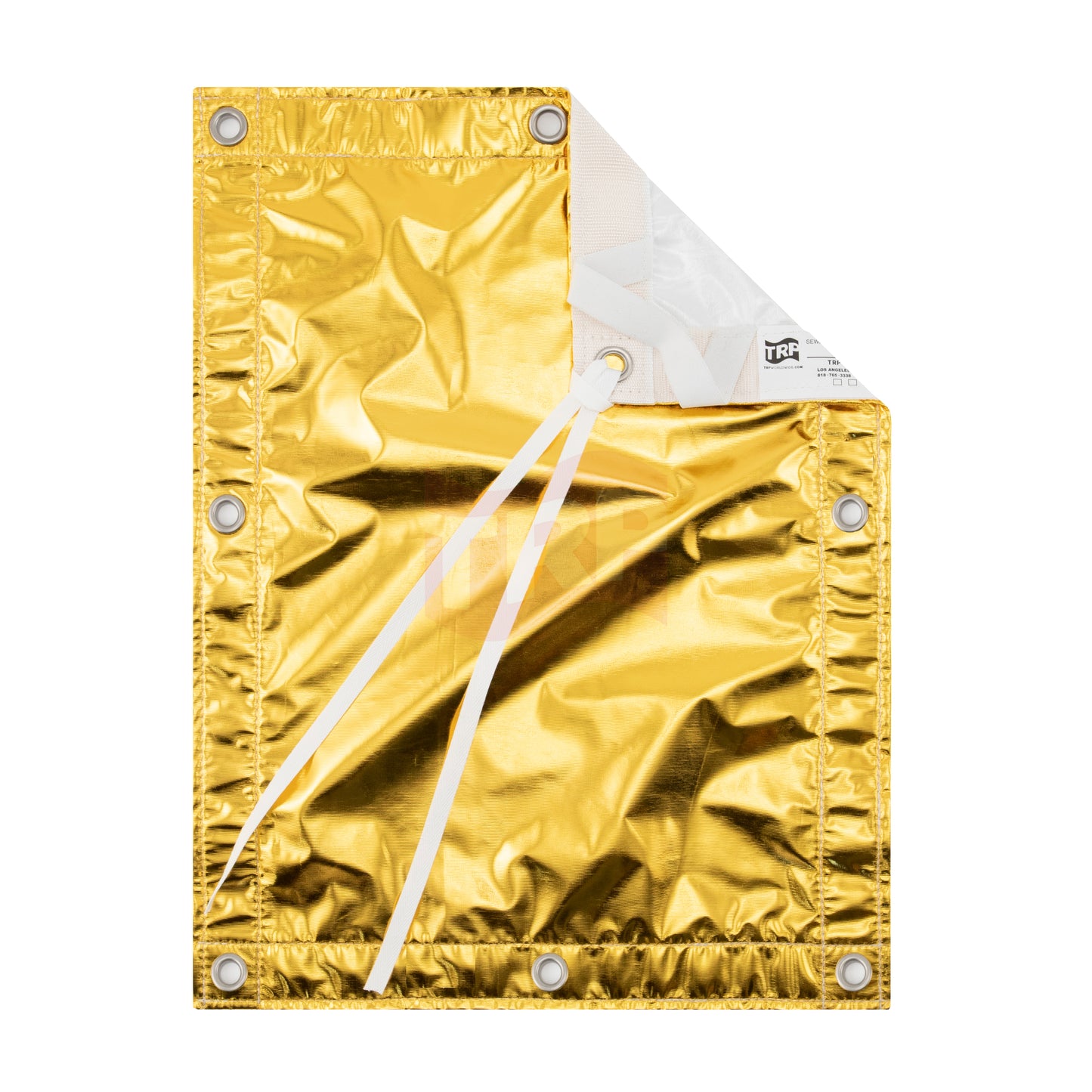4' X 4' Gold Lamé, Slip-On
