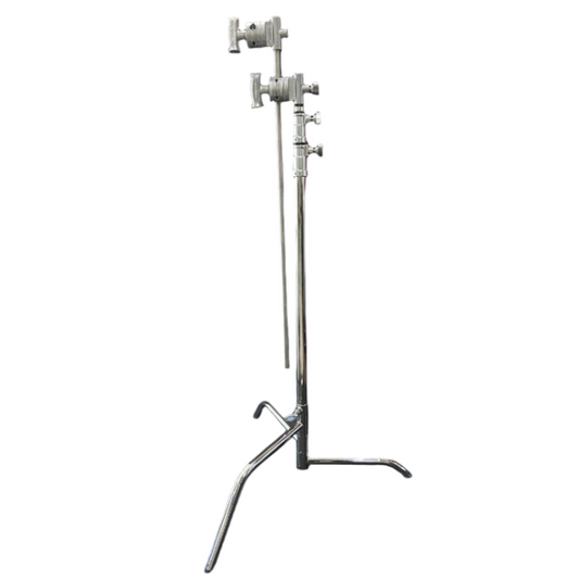 40” C-STAND 2 RISER STANDARD SWING LOCK BASE - Chrome