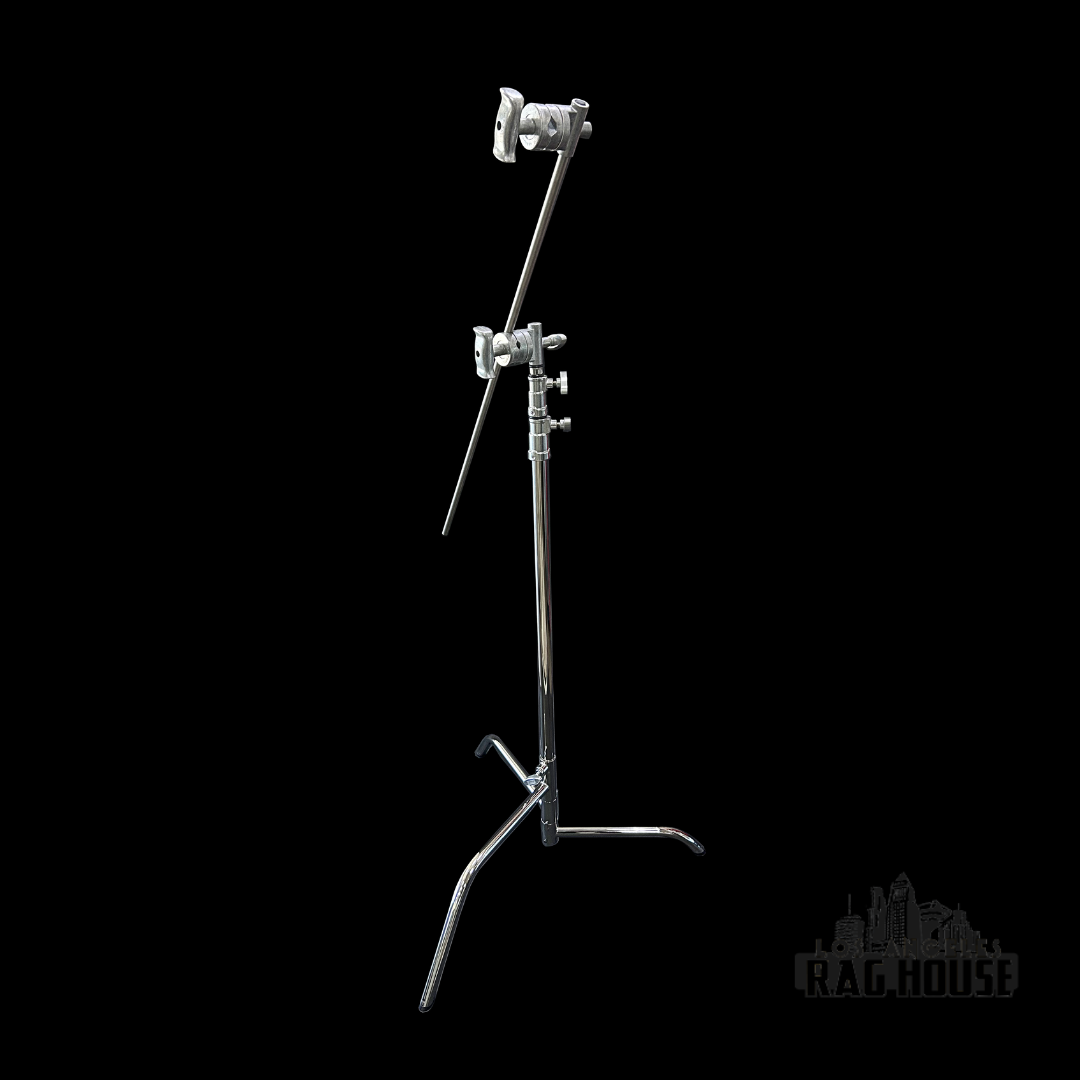 40” C-STAND 2 RISER STANDARD SWING LOCK BASE - Chrome