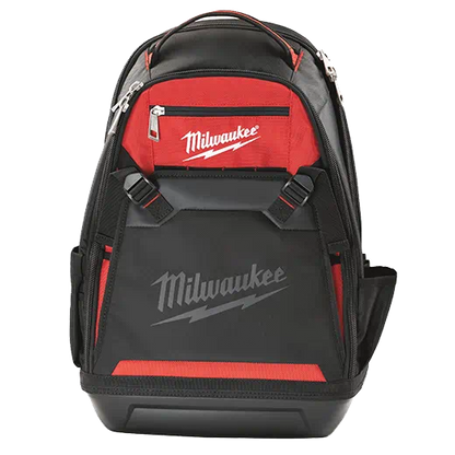 Milwaukee 48-22-8200 1680 Denier 35 Pocket Jobsite Backpack w/ Laptop Sleeve and Molded Plastic Base