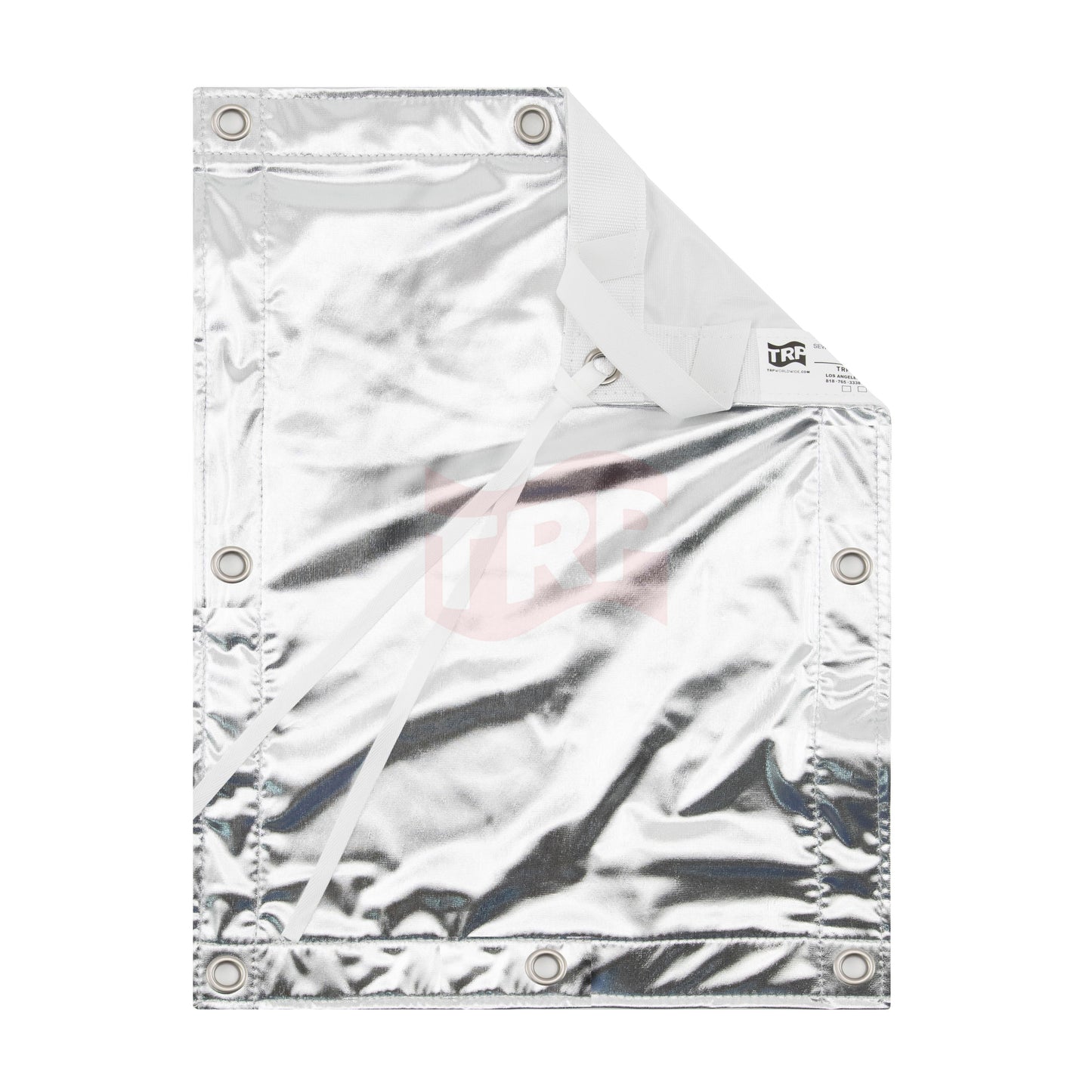 6' X 6' Silver Lamé