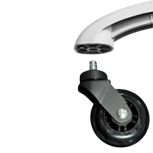 Silent Wheels for Office Chairs - 5 Pack