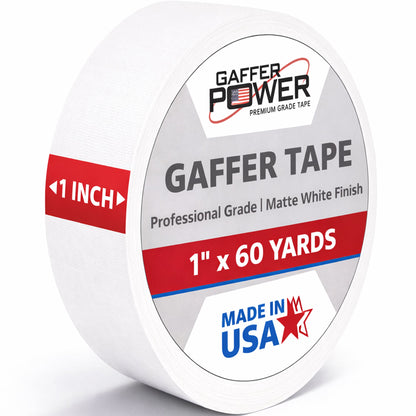 Gaffer Tape — White 1" x 60yd