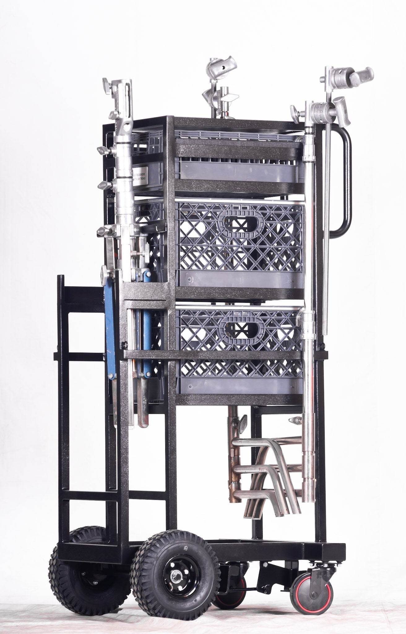 C Stand Utility Cart With Low Combo Bracket - Grip Support Store