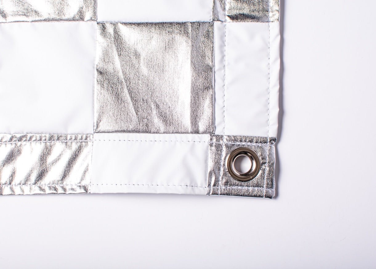 Checkerboard Bounce Silver/White - Grip Support Store