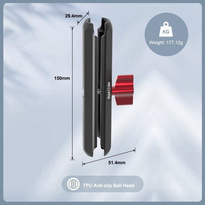 Mechrig Double Socket Arm 25 mm/1 Inch Ball Head Clamp