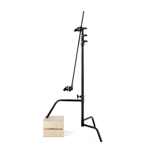 40" C-Stand w/Sliding Leg, Includes Grip Head & Arm Black