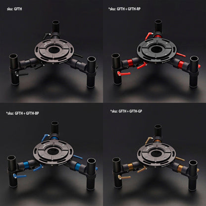 48.3mm (1"1/2) & M8 CLAMPING LEVER GOLDEN  SET - Grip Support Store