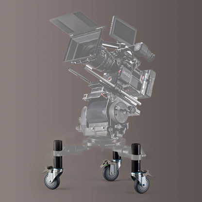 48.3mm (1"1/2 ) STARTER PIN WITH 100mm (4")  WHEELS SET - Grip Support Store