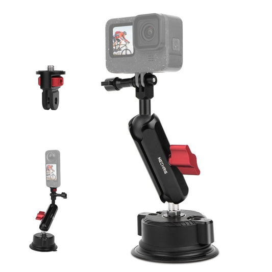 Mechrig 360° Suction Cup Camera Mount with 1/4" Screw Adapter