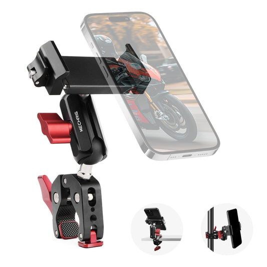 Mechrig Quick-Release 360° Ball Head Phone Mount with Super Clamp