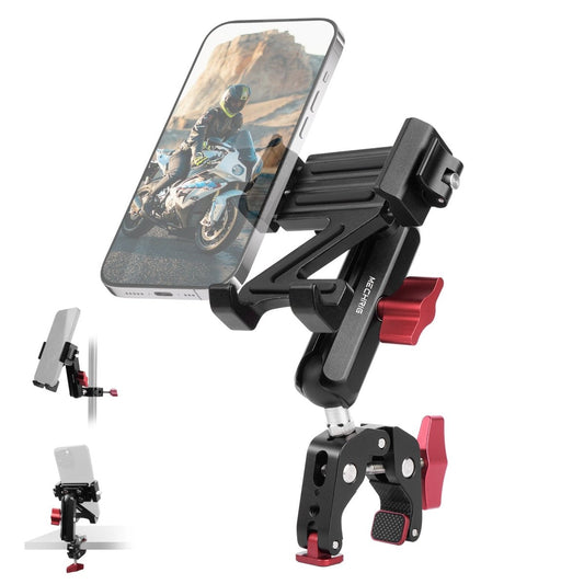 Mechrig Quick-Release Phone Mount with 360° Ball Head and Super Clamp