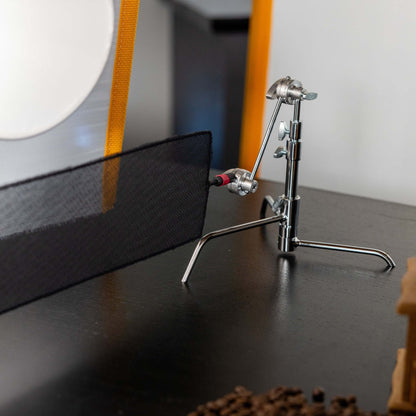 5" Pocket C-Stand with 1/4"-20 Adapter