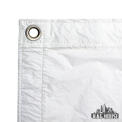 1/4 Grid Noisy White by LA Rag House