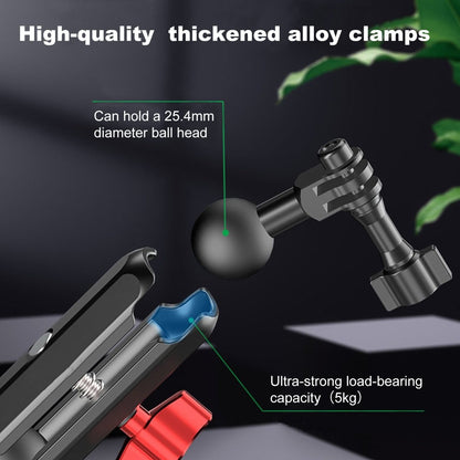 Mechrig Rearview Mirror Angled Aluminum Alloy Action Camera Mount