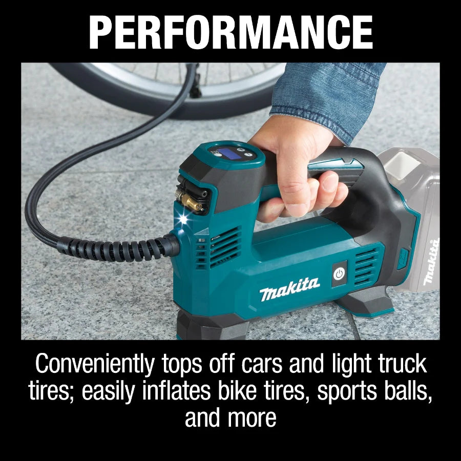 Makita DMP180ZX 18V LXT Lithium Ion Cordless Inflator - Grip Support Store