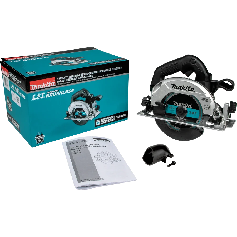 Makita XSH04ZB 18V LXT Sub-Compact Brushless Cordless 6-1/2" Circular Saw - Grip Support Store