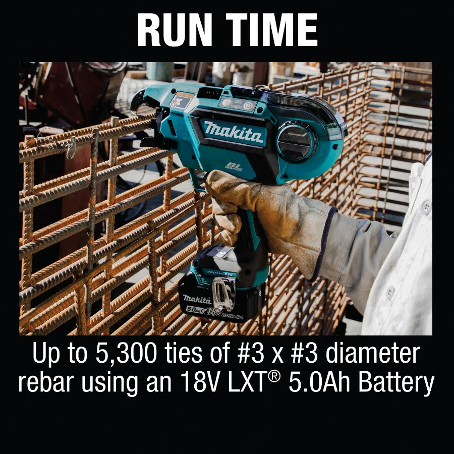 Makita XRT01TK 18V LXT® Lithium‑Ion Brushless Cordless Rebar Tying Tool Kit (5.0Ah) - Grip Support Store