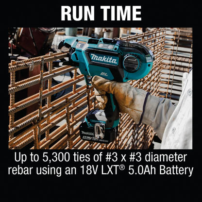 Makita XRT01TK 18V LXT® Lithium‑Ion Brushless Cordless Rebar Tying Tool Kit (5.0Ah) - Grip Support Store