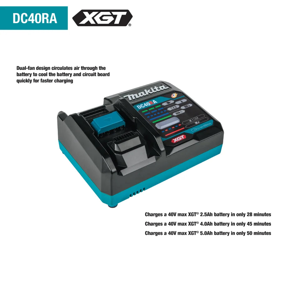 Makita GRJ02M1 40V max XGT® Brushless Cordless AVT® Orbital Recipro Saw Kit (4.0Ah) - Grip Support Store