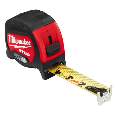 Milwaukee 48-22-9725M 25ft STUD™ Magnetic Tape Measure - Grip Support Store