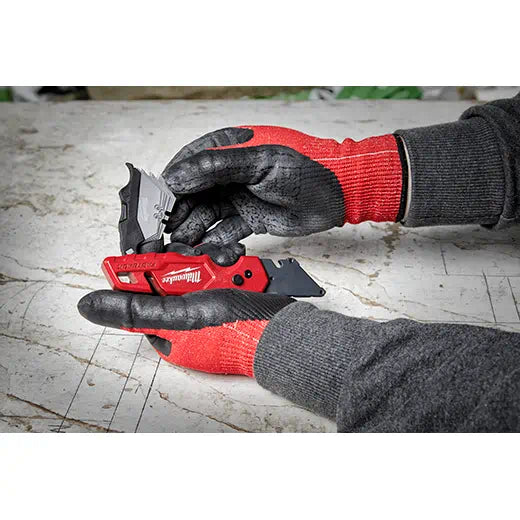 Milwaukee 48-22-1502 Fastback Folding Utility Knife with 5 Blade Storage - Grip Support Store