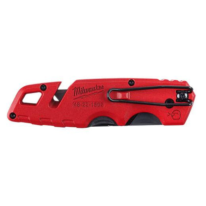Milwaukee 48-22-1502 Fastback Folding Utility Knife with 5 Blade Storage - Grip Support Store