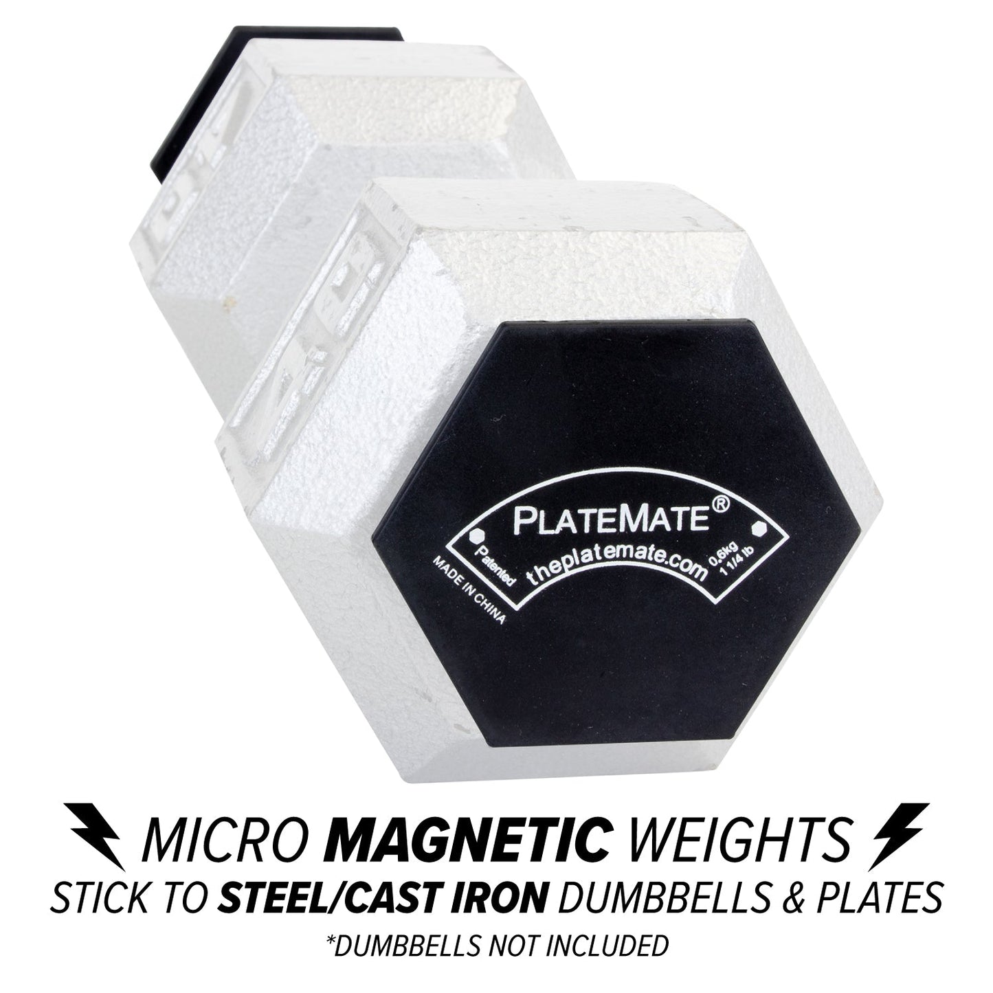 1.25 lb Hex PlateMate (Pair) - Grip Support Store