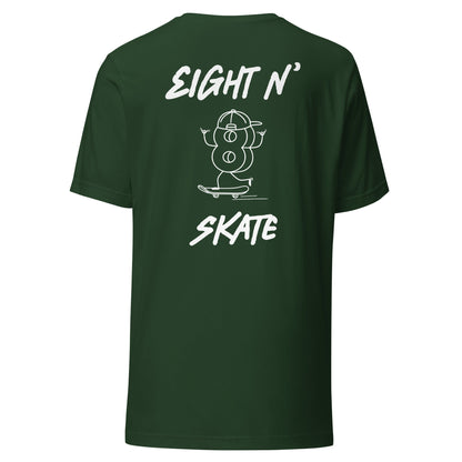 Eight N' Skate 2 Sided T-Shirt