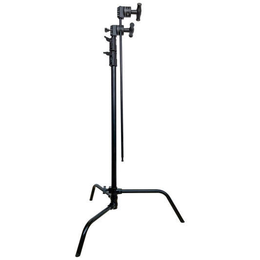 Kupo 40" Master C-Stand With Sliding Leg Kit & Quick-Release System (Stand With 2.5" Grip Head & 40" Grip Arm With Hex Stud)-Black