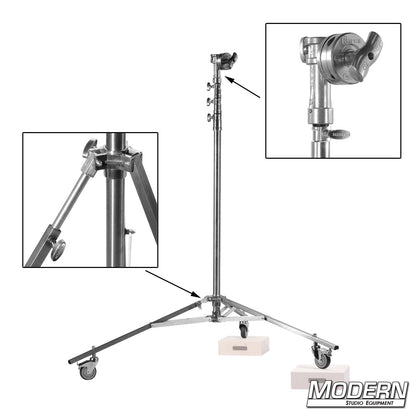 Medium Roller Stand with Rocky Mountain Leg and 4-1/2" Grip Head