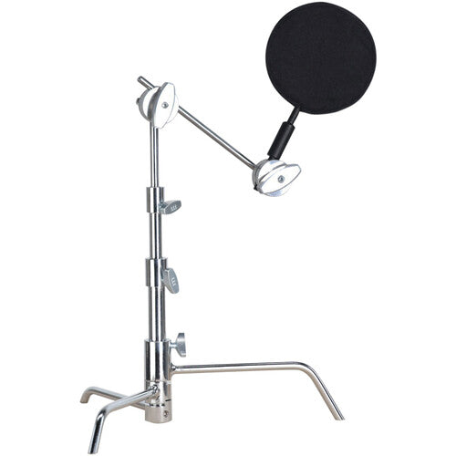 5" Matthews Pocket Mini C-Stand - Black or Chrome