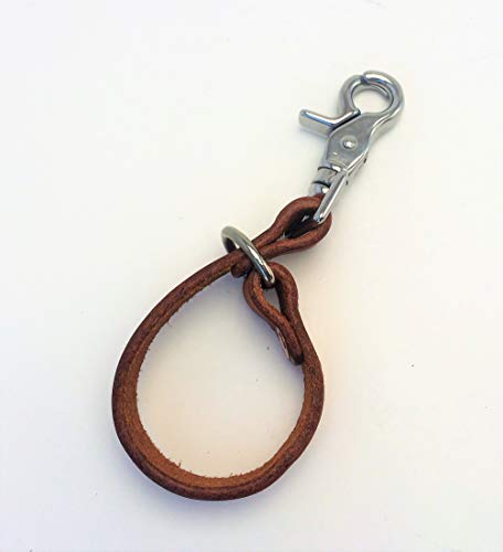 Leather Glove Holder Strap with Clip