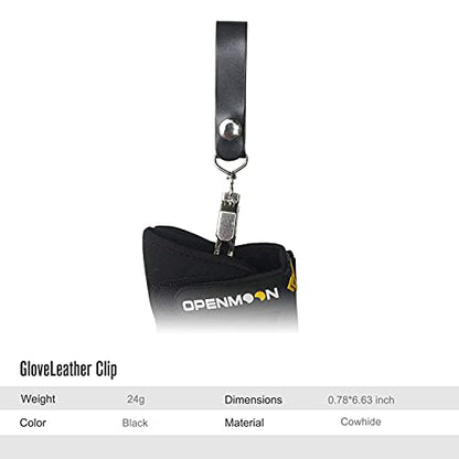 Glove Leather Clips (Black)