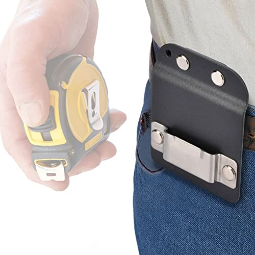 2" Tactical Tape Belt Holster Measuring Tape Clip on 1.5"/1.75"/2" Tool Belts