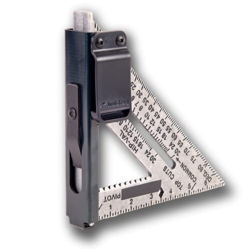 Square Holder - Clip-On Square Holster for Tool Belt