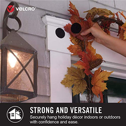 White VELCRO 2" x 15' | Professional Grade Heavy Duty Strength Holds up to 10 lbs on Smooth Surfaces | Indoor Outdoor Use