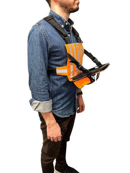 SafeT-HT hi-vis iPad/tablet harness