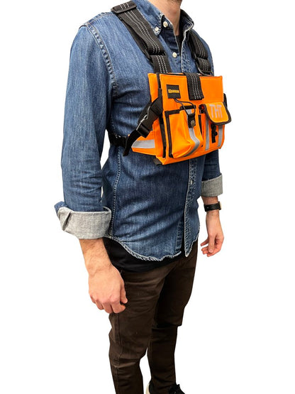 SafeT-HT hi-vis iPad/tablet harness