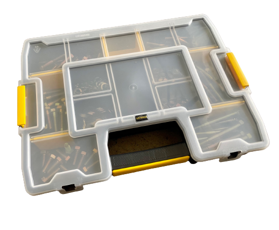 3/8" Grade 8 Nuts & Bolts Kit w/Case