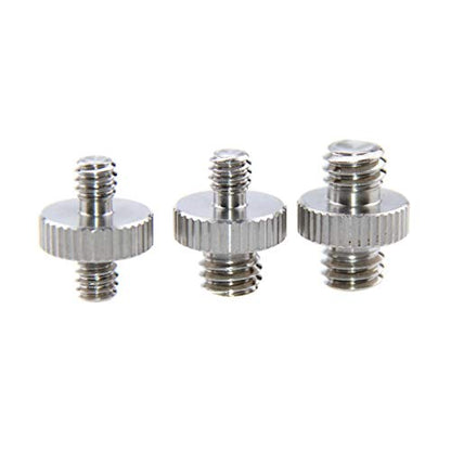1/4" Male to 1/4" Male & 1/4" Male to 3/8" Male & 3/8" Male to 3/8" Male Thread Screw Adapter - Grip Support Store