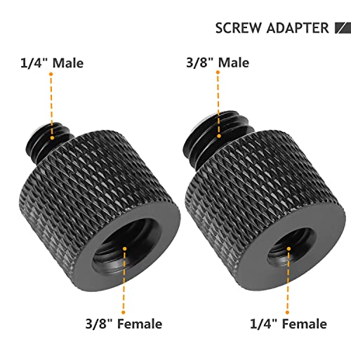 2 Pack-1/4" Male to 3/8" Female and  3/8" Male to 1/4" Female - Grip Support Store
