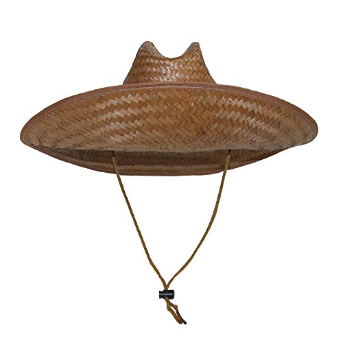Palm Straw Hat with Wide Brim, Natural - Grip Support Store
