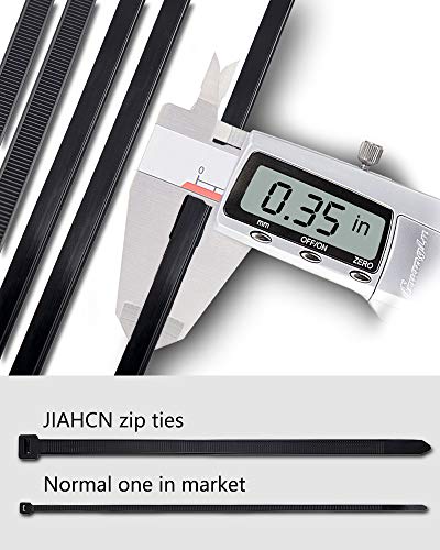 Heavy Duty 18 Inch / Black Zip Ties - 50 Pack - Grip Support Store