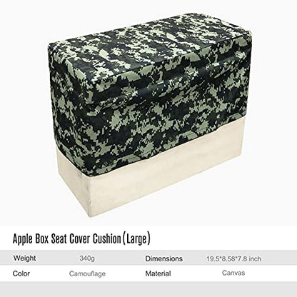 Camo Apple Box Seat Cover - Large - Grip Support Store