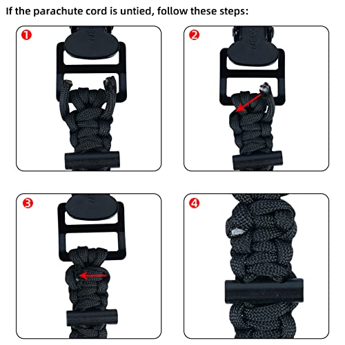 Tactical Glove Clip Braided Paracord - Grip Support Store