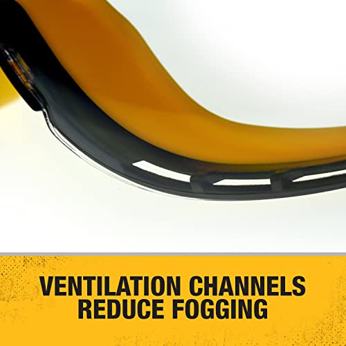 Dewalt - Clear Anti-Fog Dual Mold Safety Goggle, Clear Lens, 1 Pair - Grip Support Store
